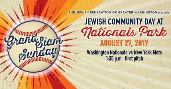 Grand Slam Sunday: Jewish Community Day at Nationals Park with JSSA