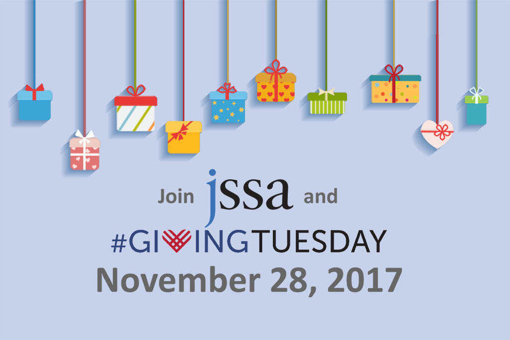 JSSA partnering with #GivingTuesday to raise money for Give-a-Gift campaign