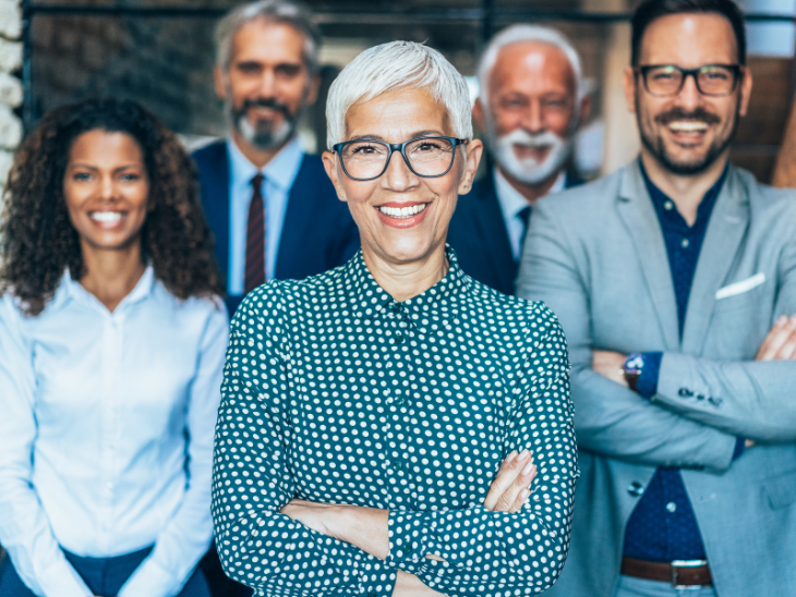 group of professional people
