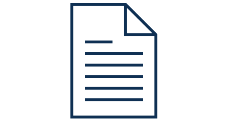 icon of a paper document